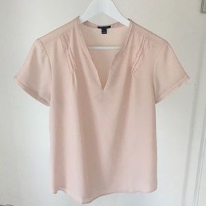Ann Taylor Pink Blouse Small